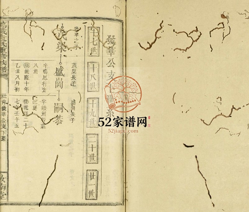 1940年万载袁氏重修族谱[残卷]江西汝南堂袁姓电子版家谱下载