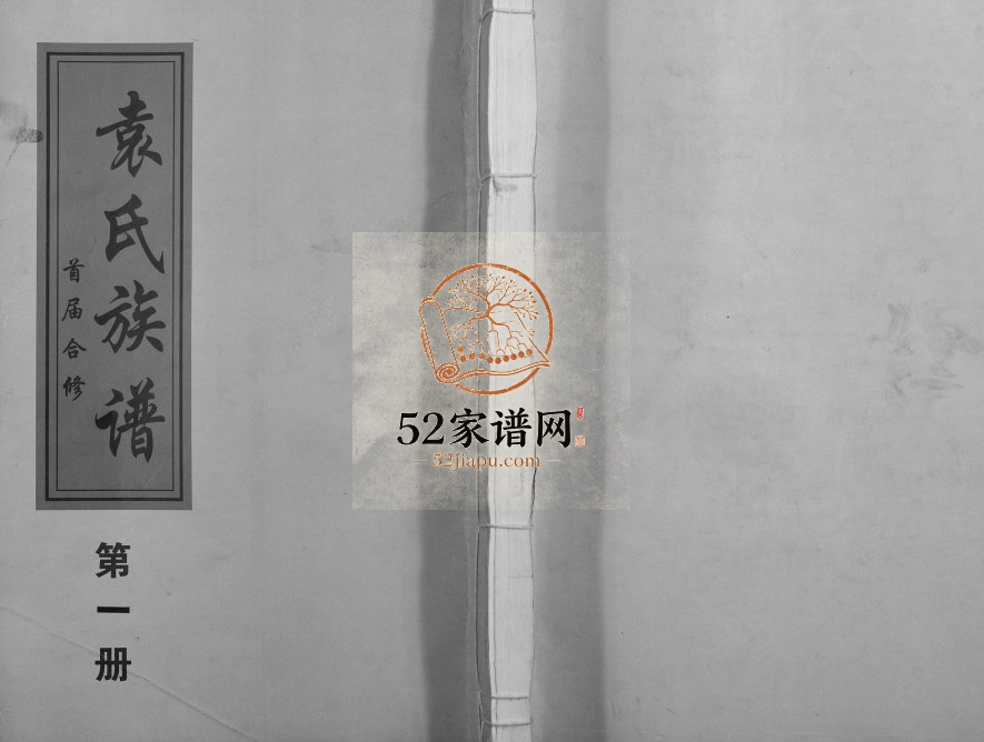 2005年袁氏首届合修族谱 江西丰城三乐堂袁姓电子版家谱下载