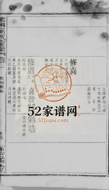 1906年修北州岳氏家谱[2卷首1卷]江西南昌忠贻堂岳姓电子版族谱下载
