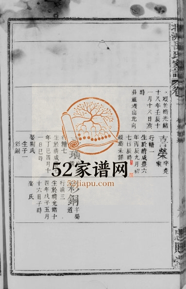 1906年修北州岳氏家谱[2卷首1卷]江西南昌忠贻堂岳姓电子版族谱下载