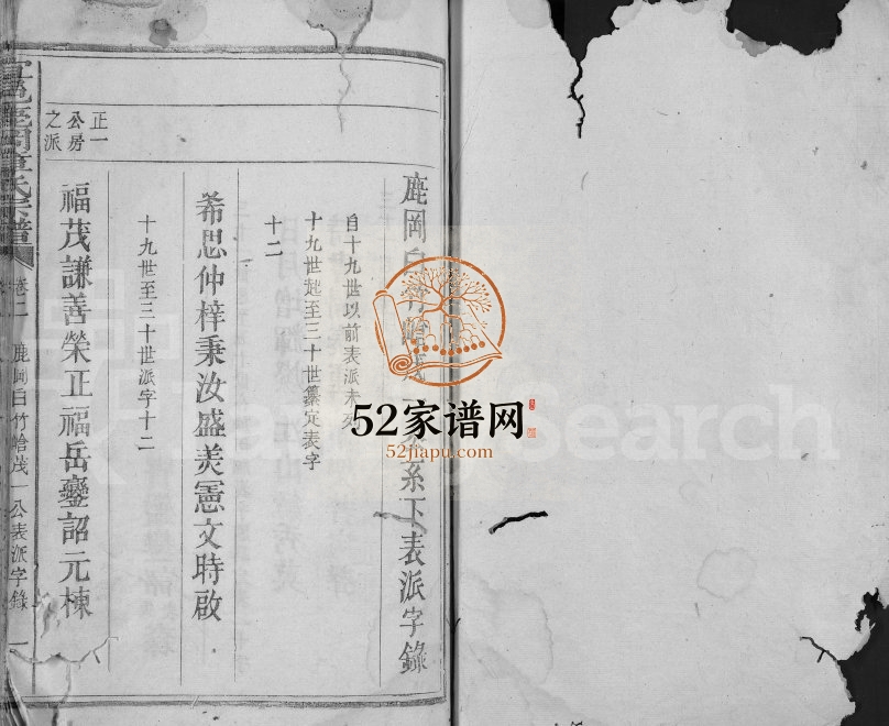 1811年修宜邑鹿冈章氏宗谱[27卷首1卷末2卷]江西宜黄章姓电子版族谱下载