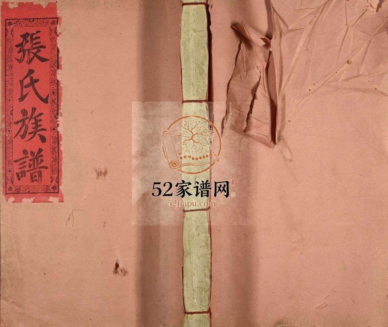 1943年信丰张福二公派七修族谱 江西绥福堂电子版家谱下载