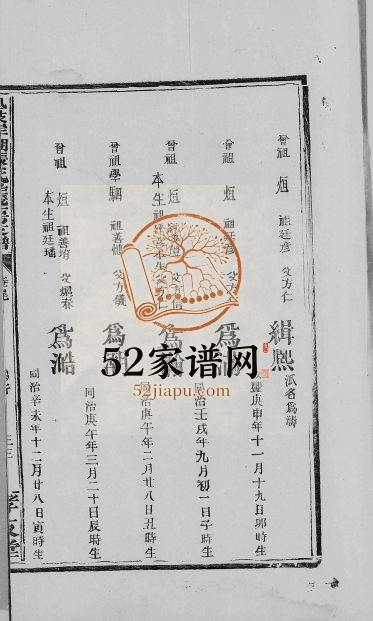 1882年修凰歧岸湖张氏支谱[3卷首末各1卷]江西南昌张姓电子版族谱下载