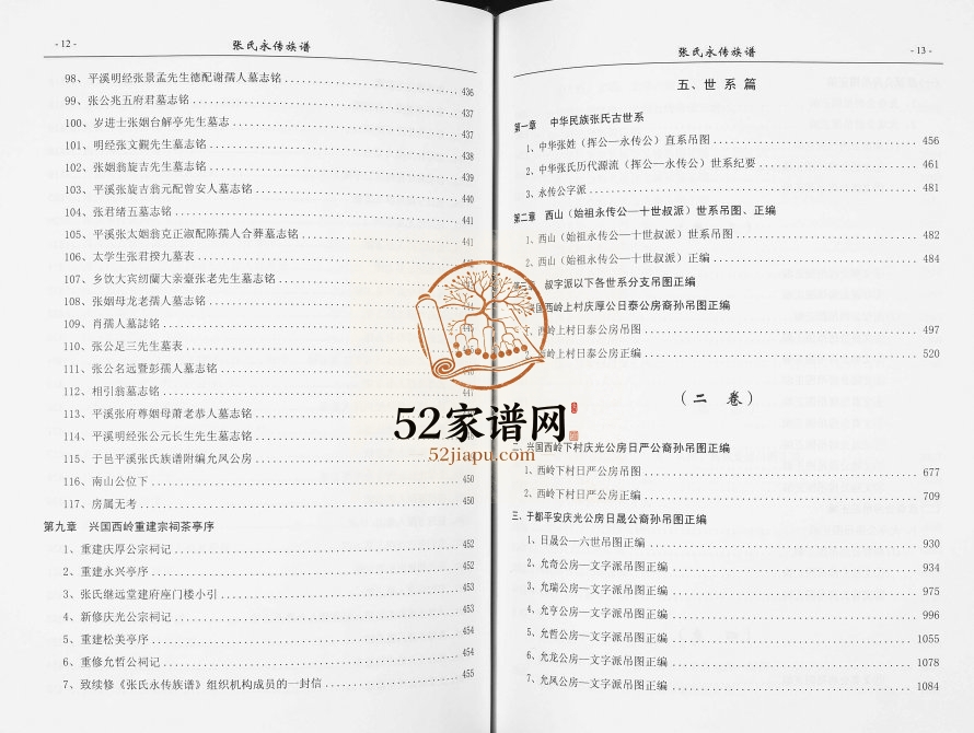 2011年修张氏永传族谱[5卷]江西兴国 于都张姓电子版家谱下载