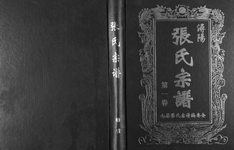 2008年修浔阳张氏宗谱[6卷]江西九江孝友堂张姓电子版族谱下载
