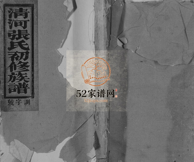 1880年瑞金张氏初修族谱 江西张姓电子版家谱下载