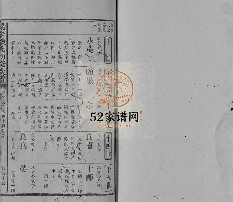 1880年瑞金张氏初修族谱 江西张姓电子版家谱下载