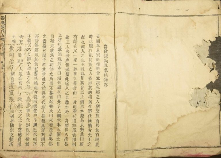 1944年畚岭张氏五修族谱 江西雩都张姓电子版家谱下载