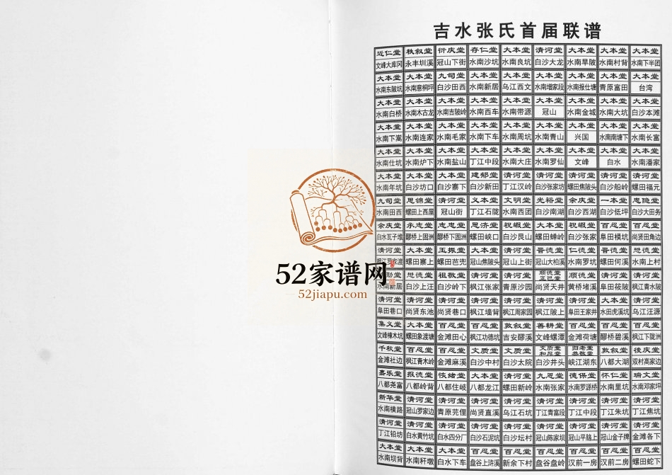 2016年修华夏张氏统谱吉水首届联谱[3卷]江西张姓电子版族谱下载