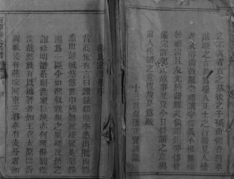 1890年修西源张氏宗谱 江西南城张姓电子版族谱下载