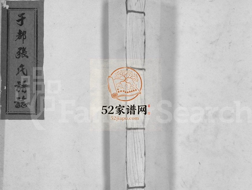 1992年雩都张氏二届联修族谱[各房分卷]江西于都清河堂张姓电子版家谱下载