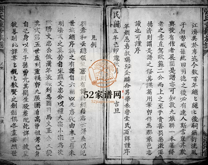 1916年张氏重修族谱[不分卷]江西兴国清河堂张姓电子版家谱下载