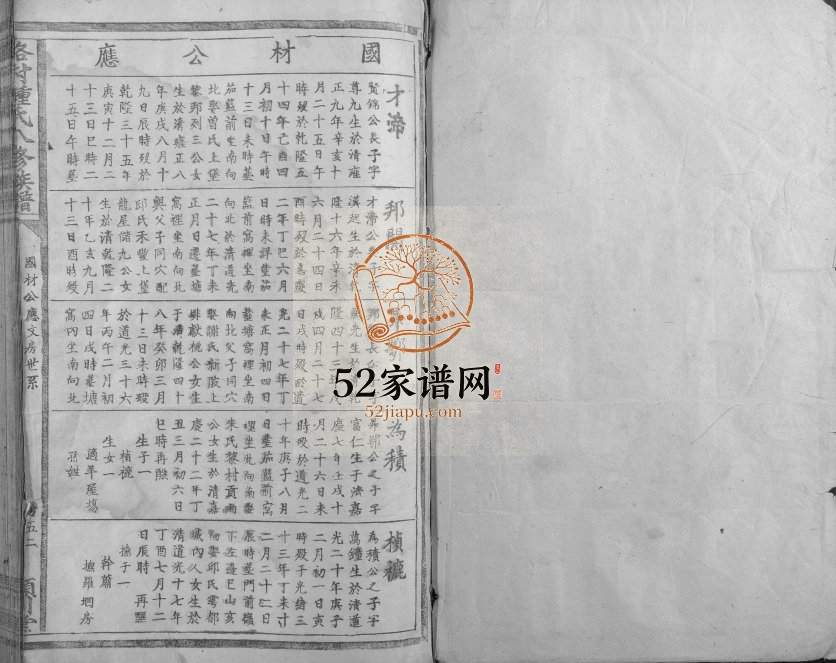 1947年洛村钟氏八修族谱 江西兴国颍川堂钟姓电子版家谱下载