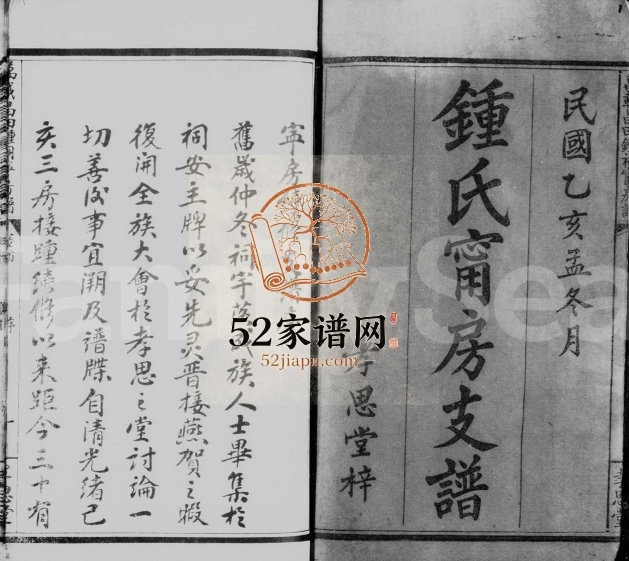 1935年重修锺氏宁房支谱[14卷及卷首末]江西万载孝思堂锺姓电子版族谱下载