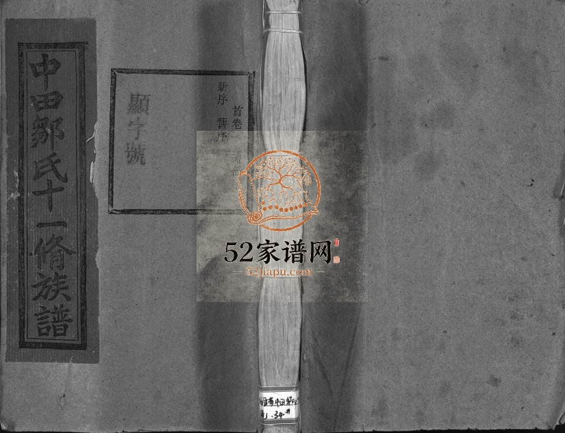 1996年中田邹氏十一修族谱[残卷]江西宜黄邹姓电子版家谱下载