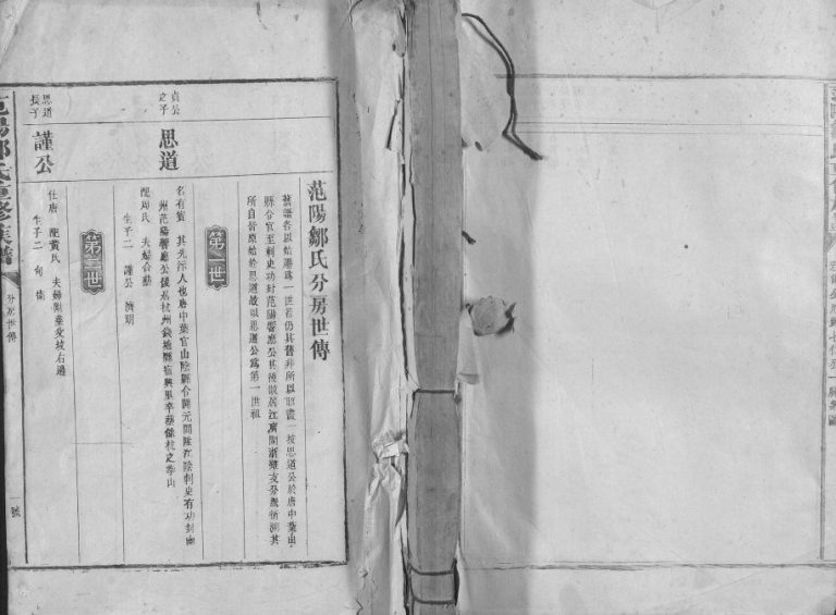1927年范阳邹氏重修族谱[不分卷]江西兴国 石城 宁都 瑞金 吉安邹姓电子版家谱下载
