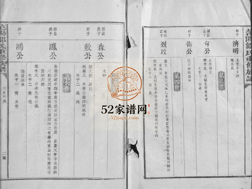 1927年范阳邹氏重修族谱[不分卷]江西兴国 石城 宁都 瑞金 吉安邹姓电子版家谱下载