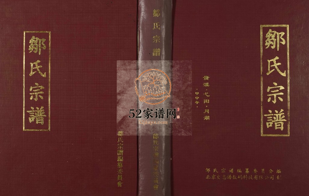 2004年修邹氏宗谱 江西贵溪 弋阳 月湖邹姓电子版族谱下载