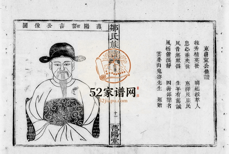 1920年修邹氏族谱 江西奉新 吉水范阳堂邹姓电子版家谱下载