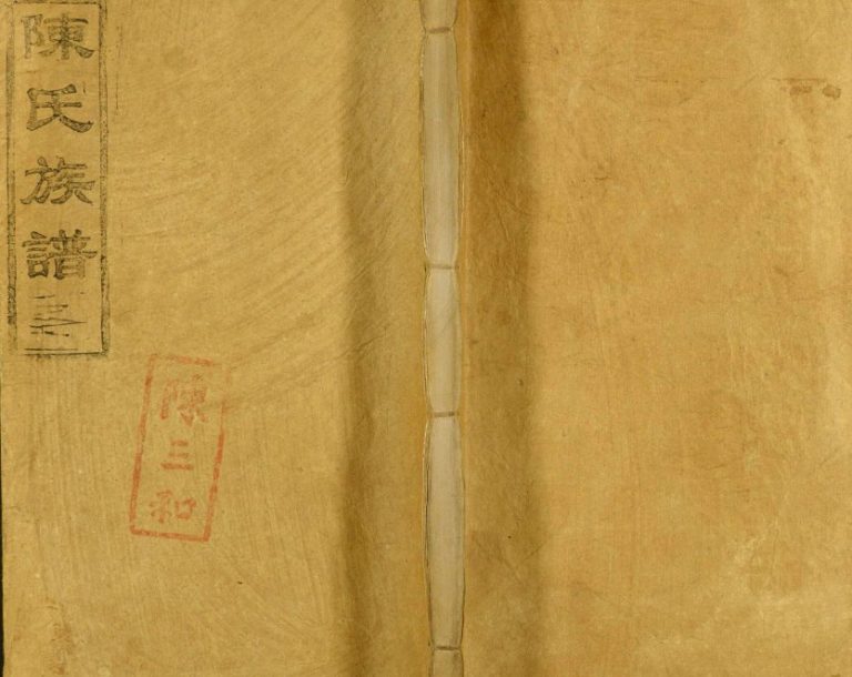 1919年修南海鹤园陈氏族谱[4卷]广东陈姓电子版家谱下载