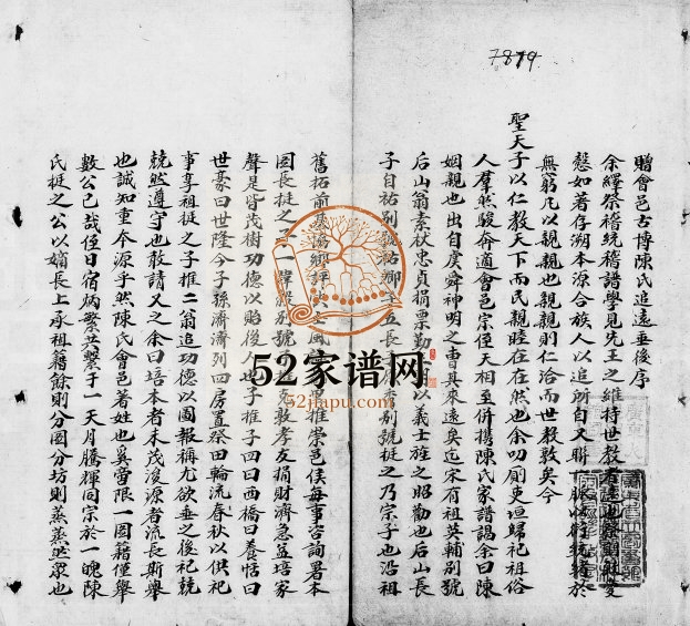 清末古博陈氏族谱[三卷]广东新会 鹤山陈姓电子版家谱下载