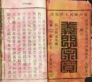 1938年颍川陈氏七修族谱 广东兴宁颍川堂陈姓电子版家谱下载