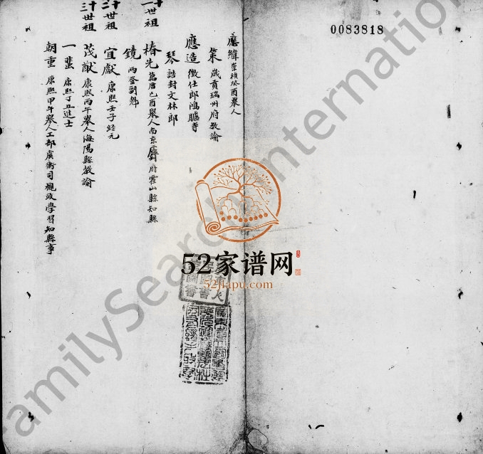 1846年修粤东陈氏正派族谱 广东新会养性堂陈姓电子版家谱下载