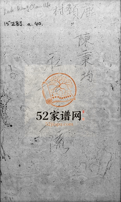1929年修[陈氏]永古长流 广东深圳 惠阳陈姓电子版族谱下载