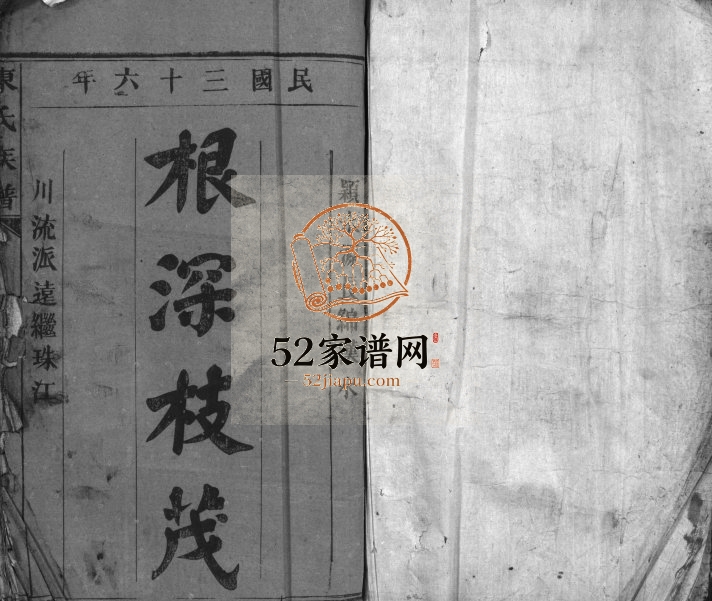 1947年重修陈氏族谱[9卷]广东乳源陈姓电子版家谱下载