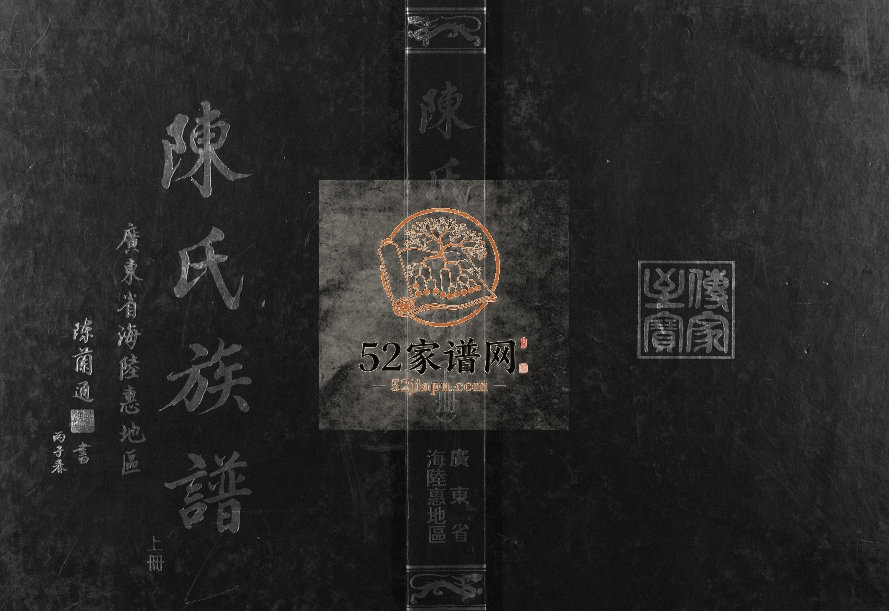 1997年修广东省海陆惠地区陈氏族谱[上下卷]广东陆河陈姓电子版家谱下载