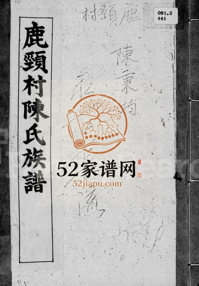 1919年修鹿颈村陈氏族谱 广东 香港陈姓电子版家谱下载