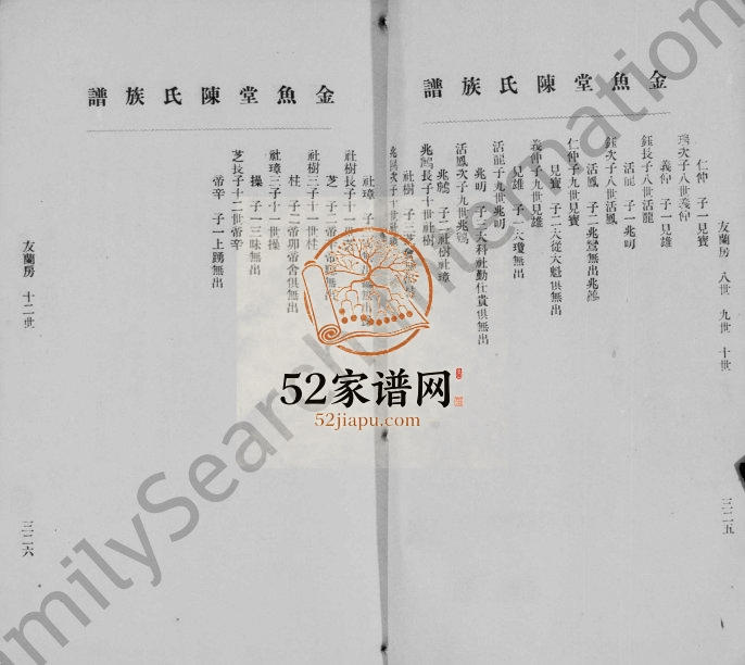 金渔堂陈氏族谱 广东南海陈姓电子版家谱下载
