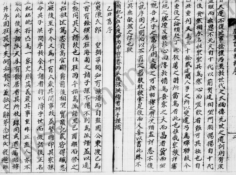 1956年修广东陈氏族谱 广东罗定陈姓电子版家谱下载