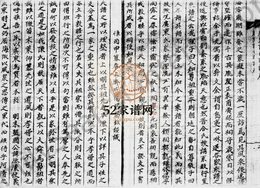 1956年修广东陈氏族谱 广东罗定陈姓电子版家谱下载