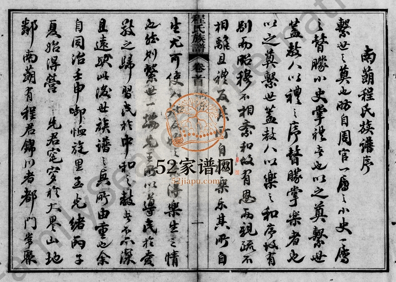 1878年修程氏族谱[20卷首1卷]广东中山程姓电子版家谱下载