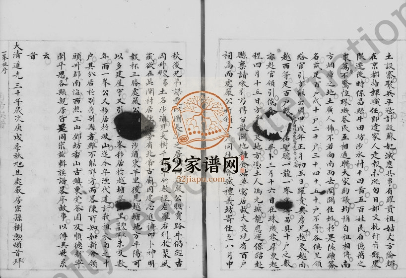 1850年修(邓氏)南阳族谱[不分卷]广东新会邓姓电子版家谱下载