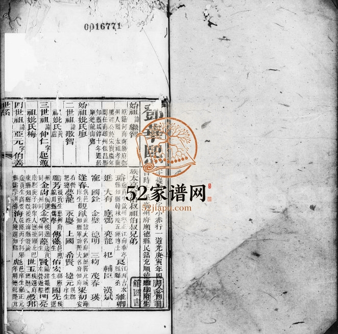 1851年修邓华熙世系及乡试硃卷[不分卷]广东顺德英文堂电子版族谱下载