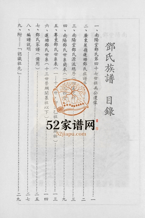 1991年修广东蕉岭莲塘邓氏族谱[不分卷]广东邓姓电子版家谱下载