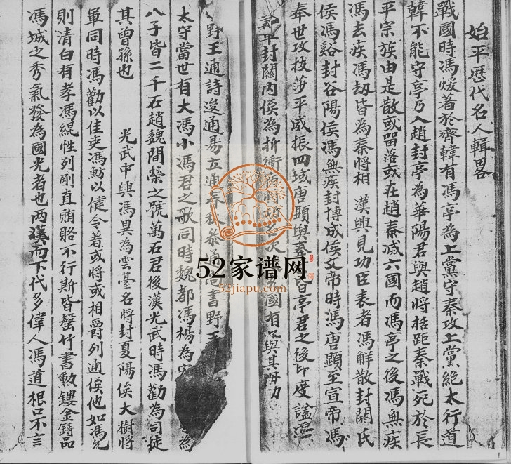 1925年修冯植桂堂家谱 广东中山冯姓电子版族谱下载