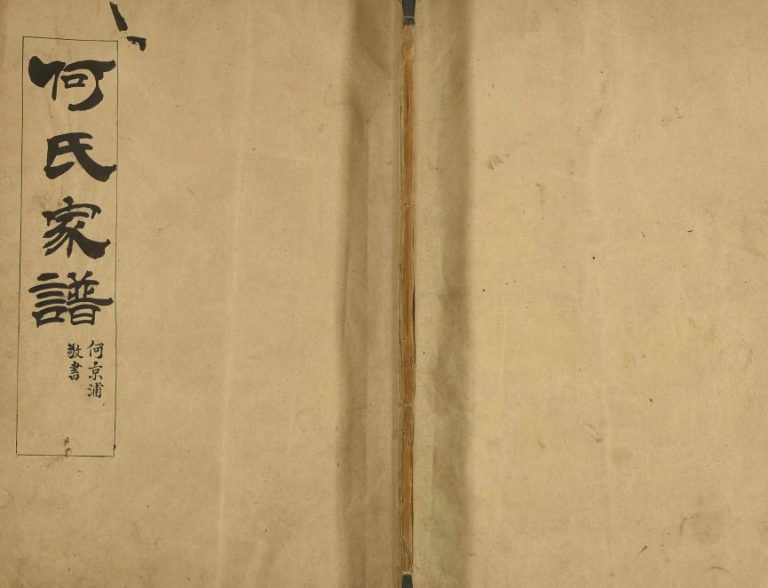 1951年修何氏家谱 广东高州无记录何姓电子版族谱下载