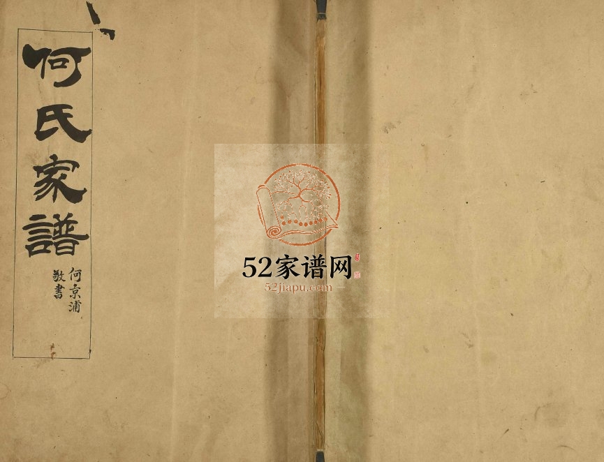 1951年修何氏家谱 广东高州无记录何姓电子版族谱下载