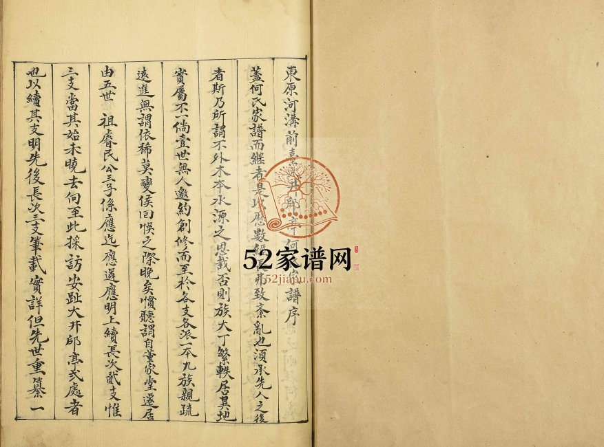 1951年修何氏家谱 广东高州无记录何姓电子版族谱下载