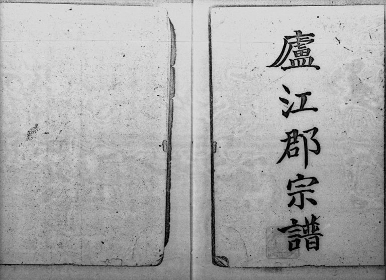 [何氏]庐江郡宗谱 广东深圳 香港何姓电子版族谱下载