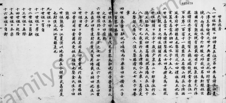 黄姓族谱 广东新会黄姓电子版家谱下载