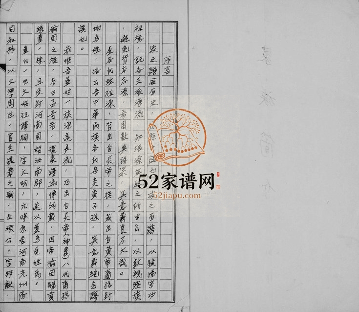 1980年修汝南堂上蓝氏历代祖先族谱简介 广东大埔 台湾台北蓝姓电子版家谱下载