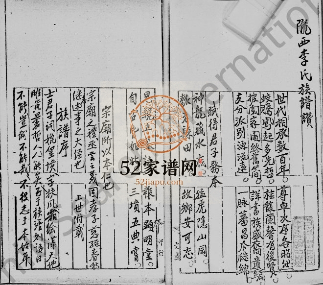 1946年宝安县乌蛟腾李氏族谱 深圳 香港李姓电子版家谱下载
