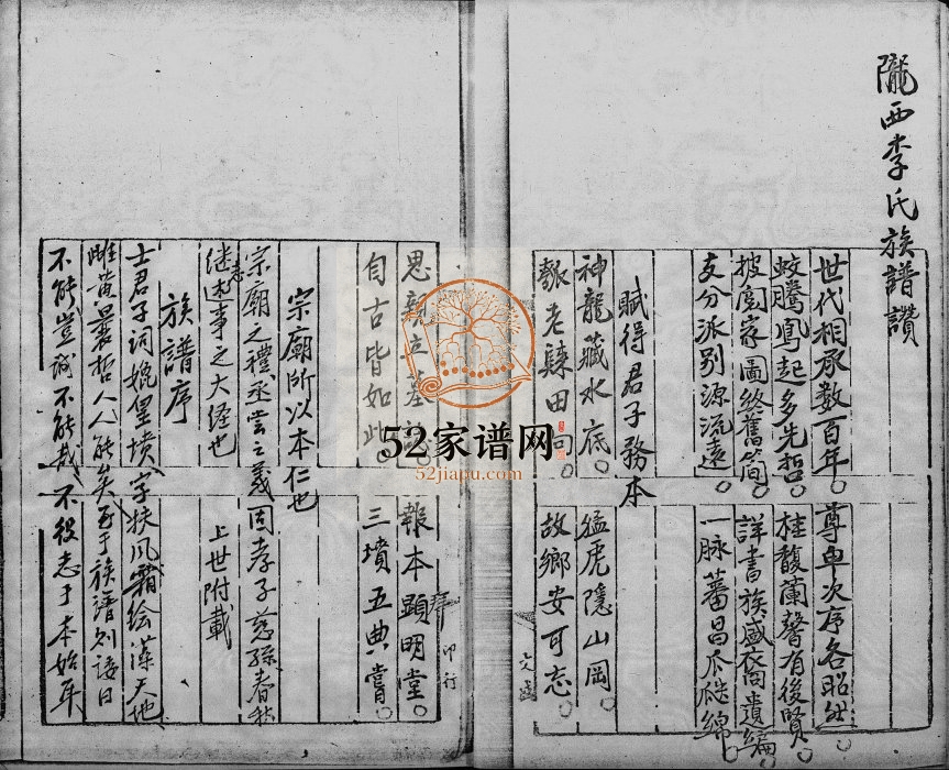 1946年修李如奎祖族谱 广东 香港李姓电子版家谱下载
