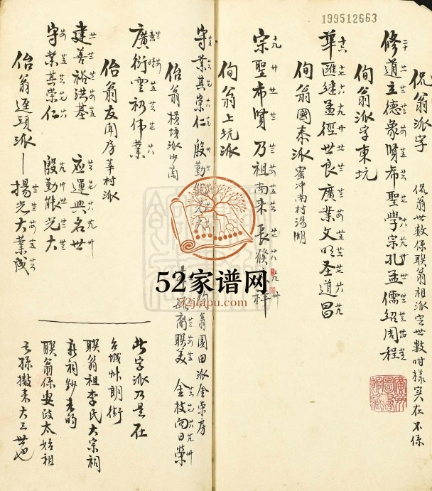 1948年修[李氏]小族谱 广东新会李姓电子版家谱下载