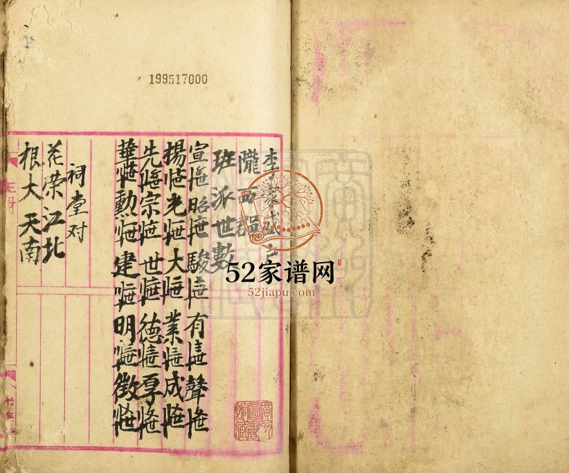 1948年修李氏始祖族谱 广东新会 广州 台山 南雄李姓电子版家谱下载