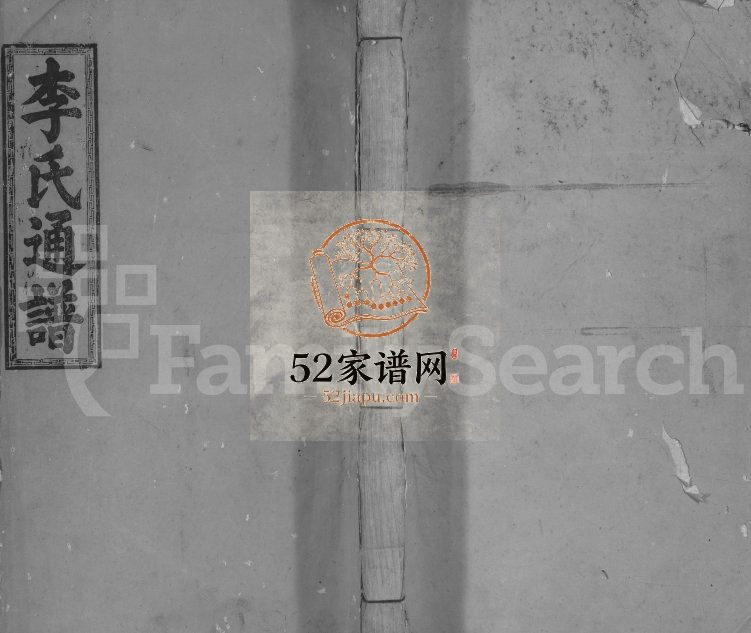 1924年陇西李氏续修族谱[不分卷]广东始兴陈成德堂李姓电子版家谱下载